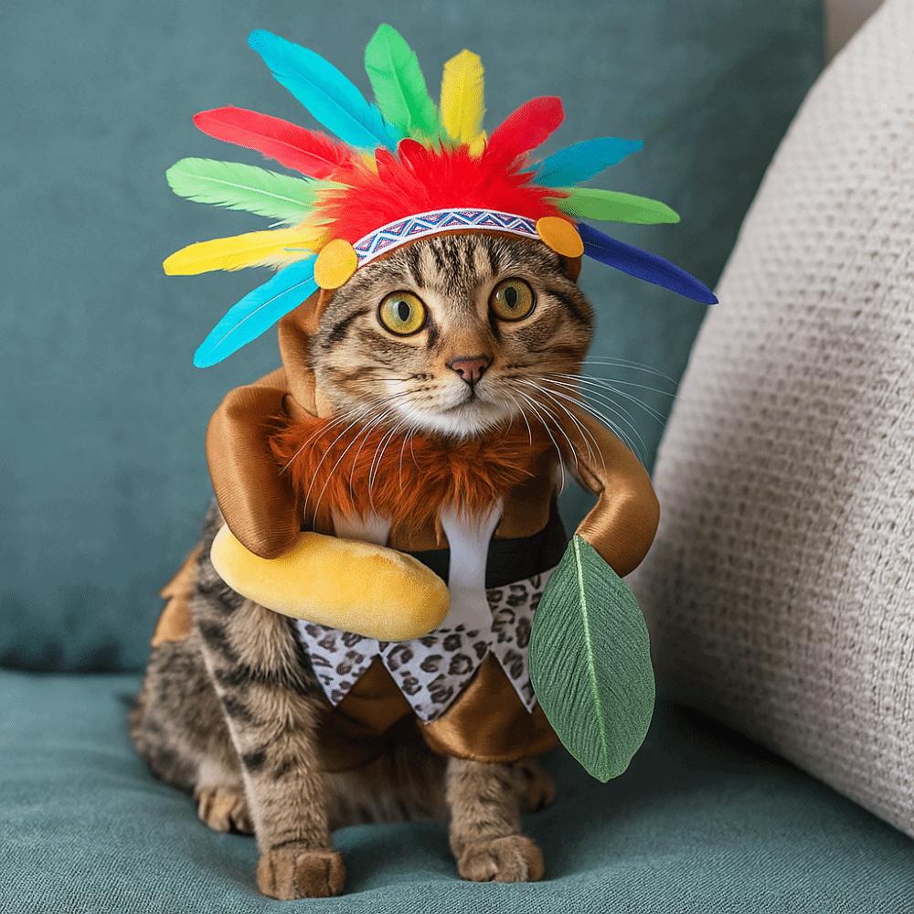 

Interesting Pet Transformation Outfit Decorative Halloween Pet Costume Dress Up M