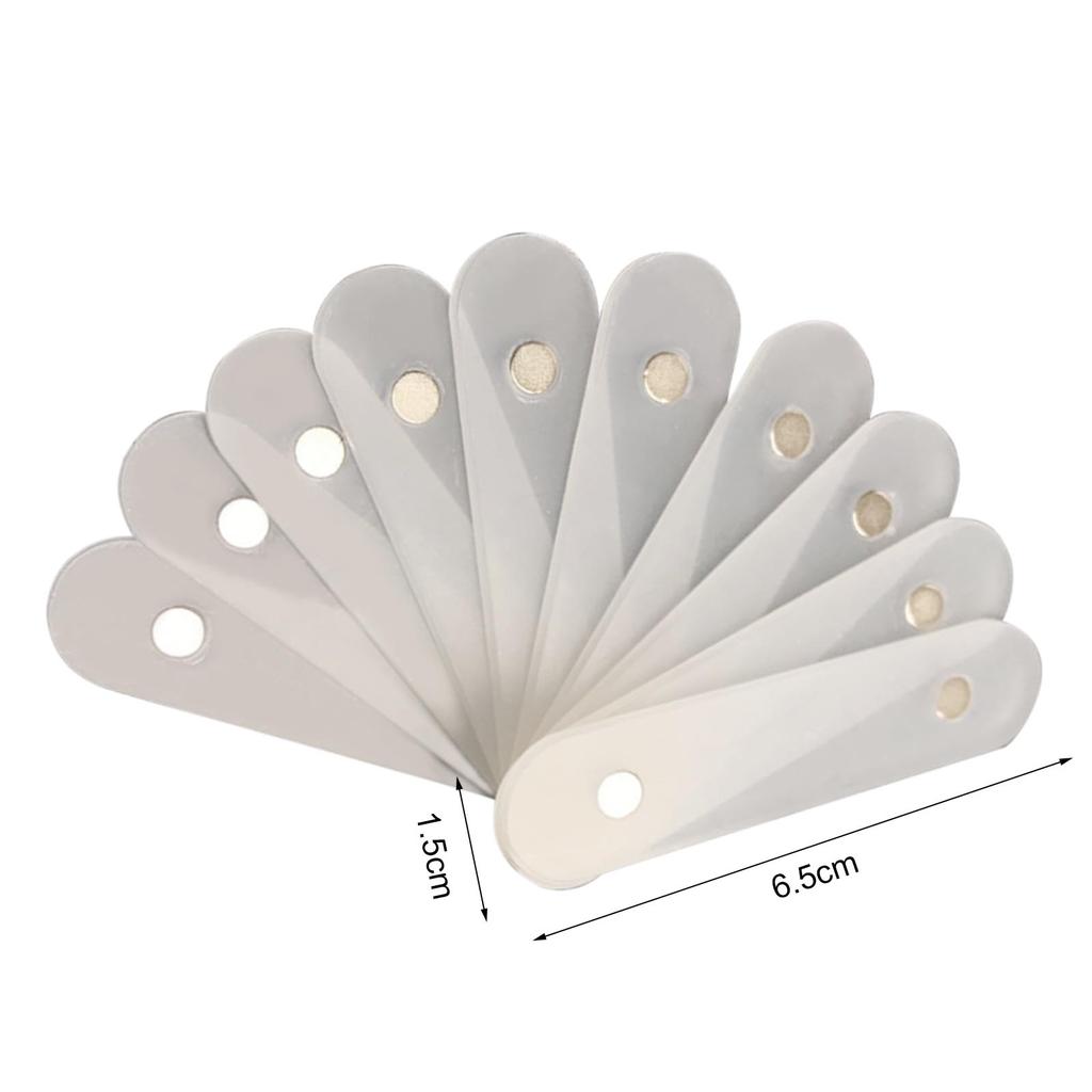 10 stücke Künstliche Nagel Tipps Display-ständer Nail art Magnetische Praxis Klar Acryl Nagel Spitze Halter Streifen