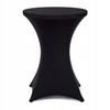 NUFORMA Banquet Table Cover 80 cm Elastic Black