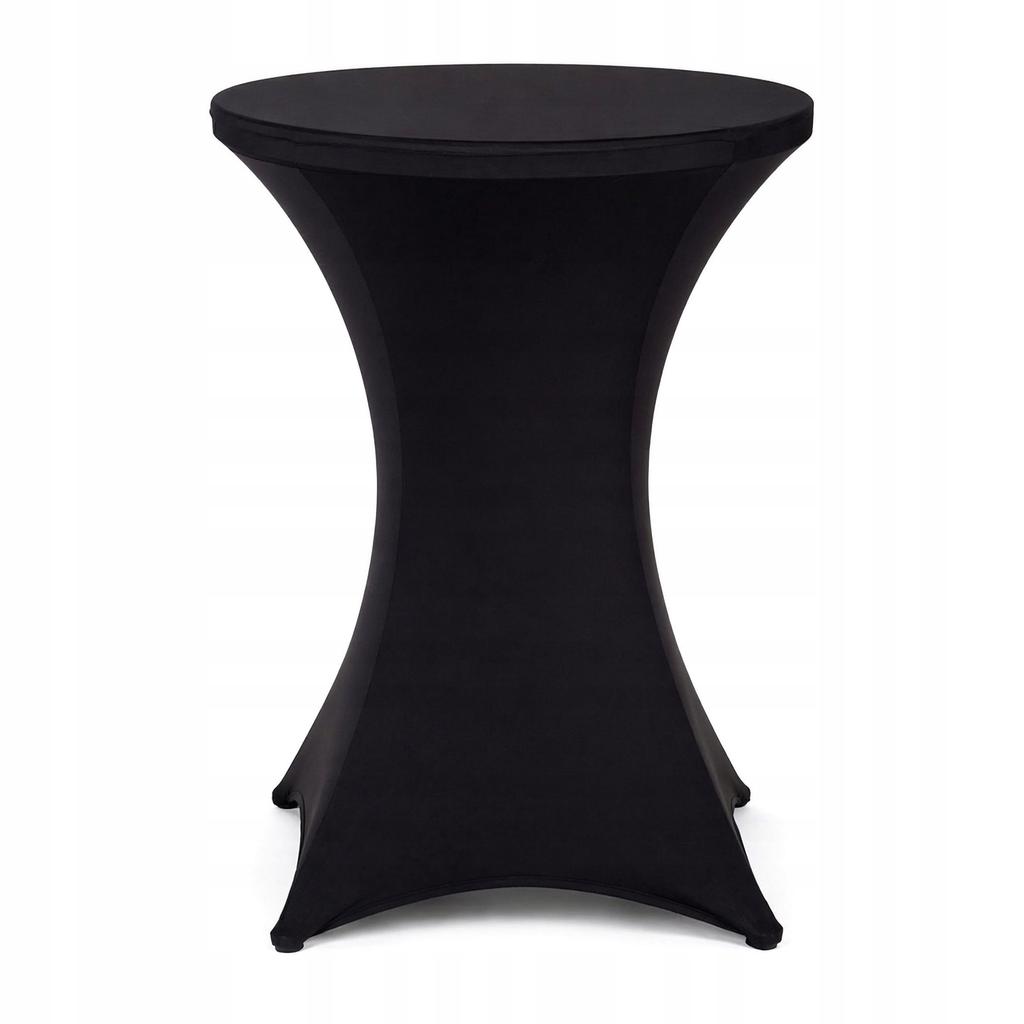 NUFORMA Banquet Table Cover 80 cm Elastic Black