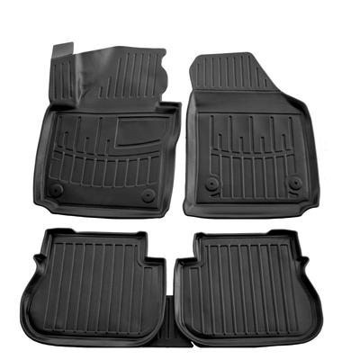 Rugs 3D (4 Doors) (5 Pcs, Polyurethane) for Volkswagen Caddy 2015-2020