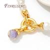 18K Gold Plated Fasteners For Clasps Connectors For Jewelry DIY Bracelets Making Accessories Necklace Clasp Findings