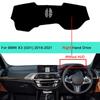 Car Inner Dashboard Cover Dash Mat Carpet Cushion For X3(G01) 2018-2021 Sun Shade Dash Board Cover DashMat