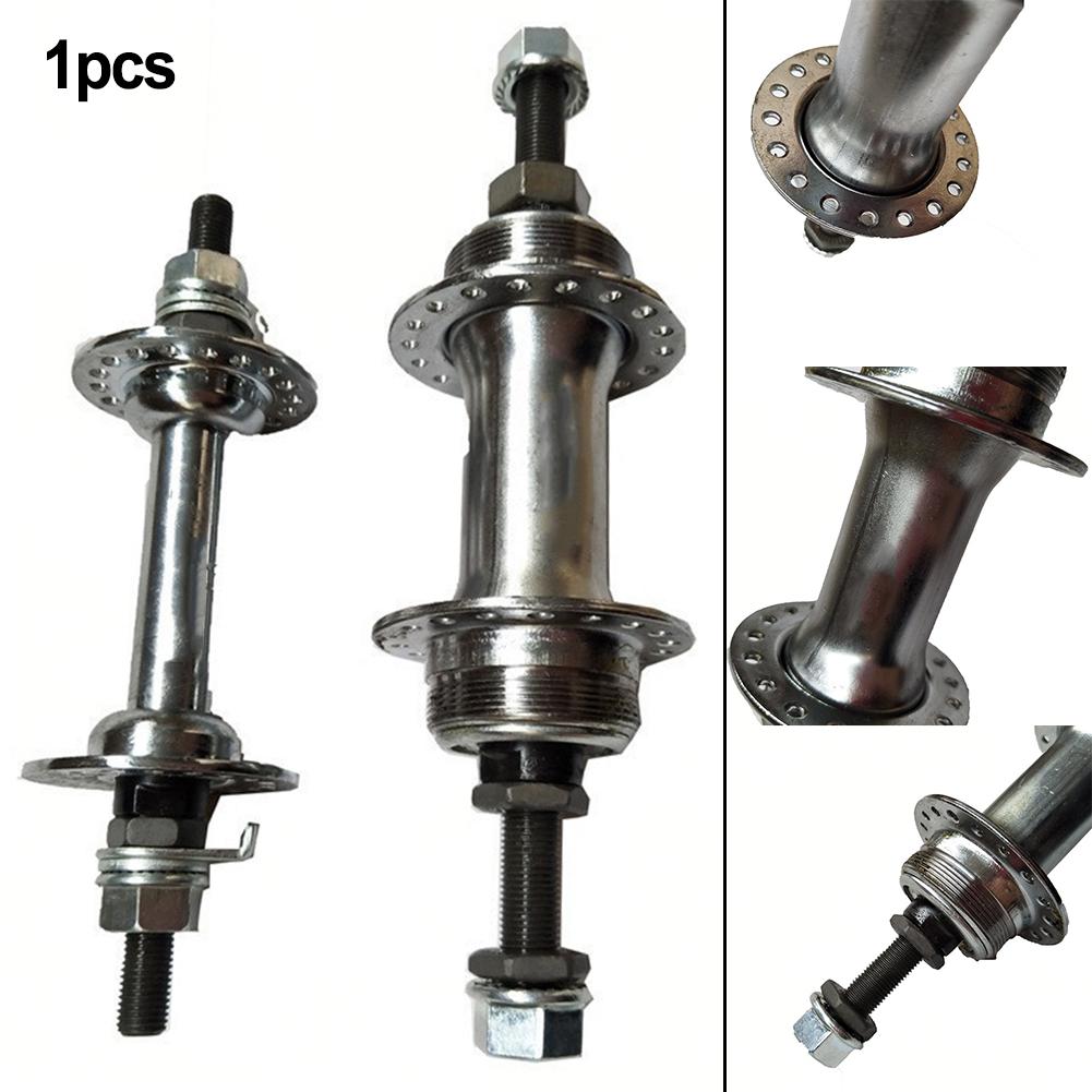 28/36Holes Bike Bicycle Front Rear Hub For Band Brake Screw Thread Freewheel Axle Iron Hubs Bicycle Accessories Parts