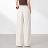 La Chapelle Women's Lyocell Blend Wide-Leg Pants