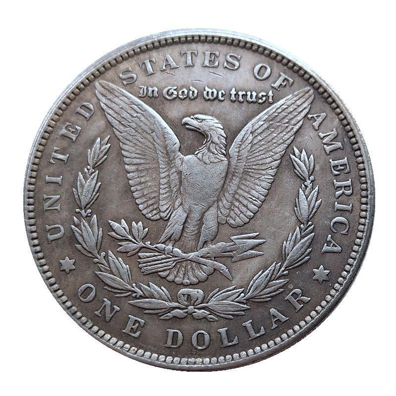 Antique Crafts, American Wandering Coins, Animal Series, Brass, Silver Plating, Collectible