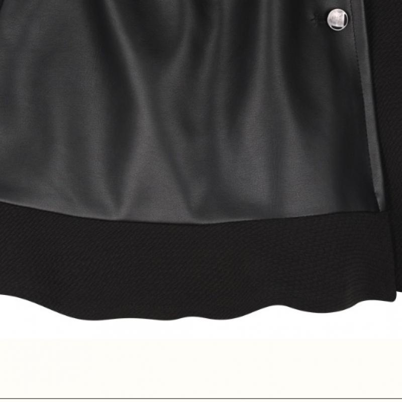  Olivan  Wrap Short Skirt Pants  Black 