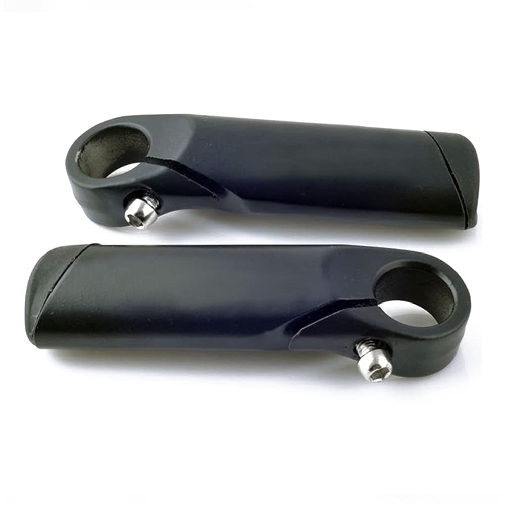 1 Pair Aluminum Alloy Bicycle Vice Handle Horns Bike Grips Accessories Horn Handle Set for Mountain Bike,Road Bike