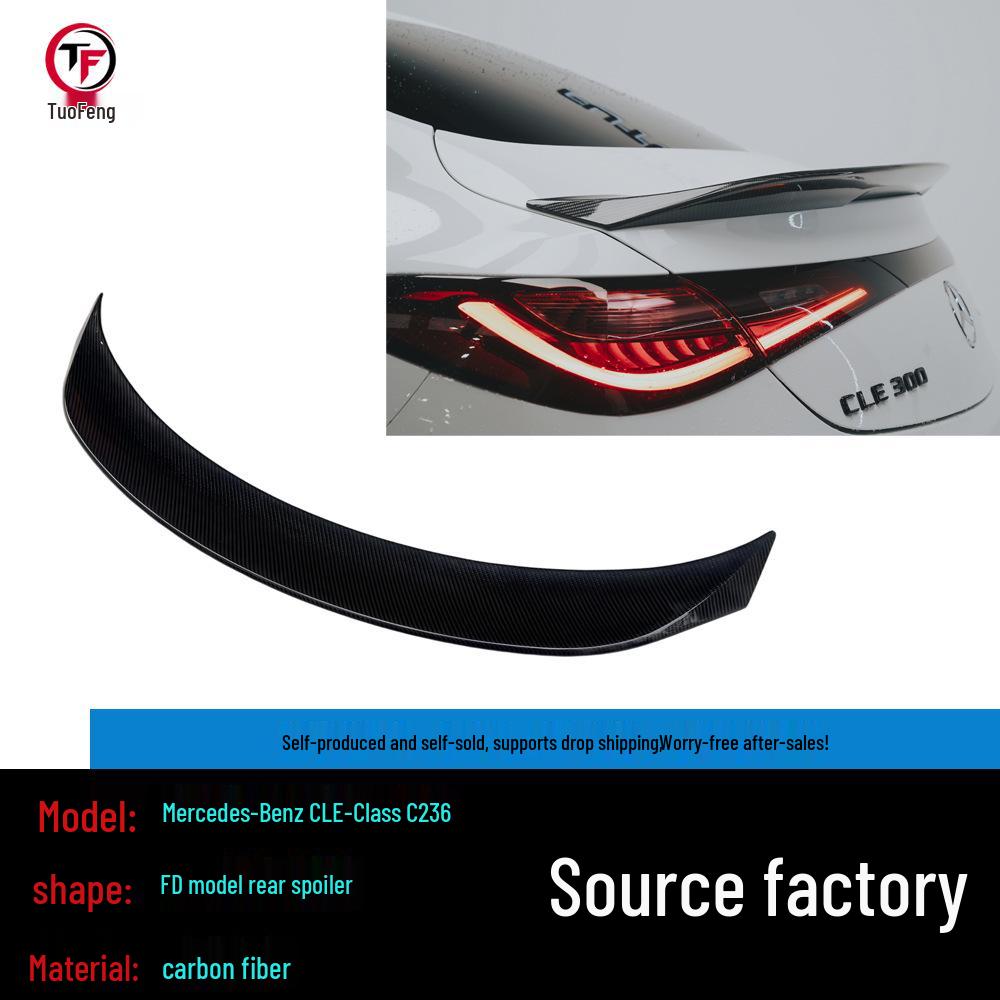 Mercedes-Benz CLE-Class C236 FD Style Carbon Fiber Rear Spoiler Upgrade