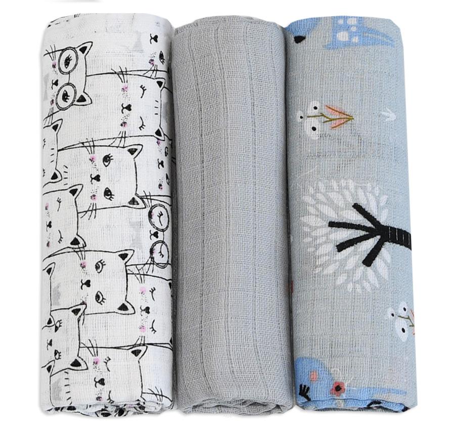 Cloth Diapers, 3 Pieces (set A)