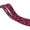 2MM 3MM 4MM Natural Mozambique Garnet Faceted Hard Polished Shiny Football-shaped Loose Beads Semi-finished Beads