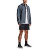 Under Armour Solid Color Training Hoodie Jacket Men Outerwear Grey 1369994-002