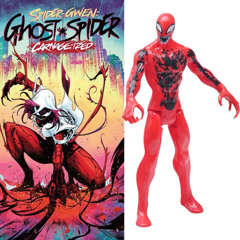 Marvel Venom Spider-man Massacre 12-inch Posable Action Figure Toy Gift