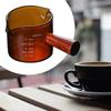Of Espresso Glass, Double Mini Measuring Cup Accessories with Wooden Handle