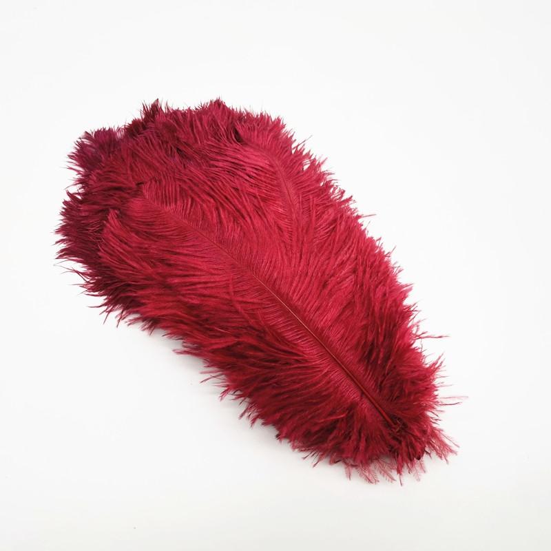 10Pcs Natural Dyed Fluffy Soft Ostrich Feather For Craft Diy Needlework Feathers Jewelry Making Dress Wedding Decoration 25-30Cm