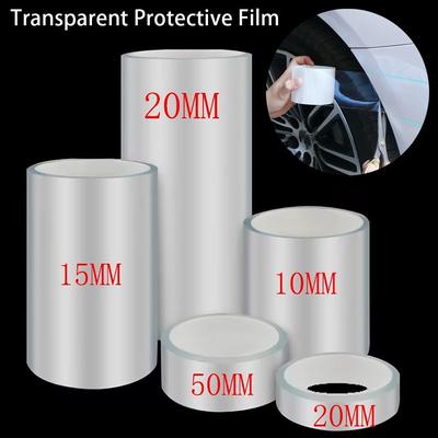 1Roll Bike Frame Protector Transparent Protective Film Riding Decoration 2/3/5/7/10cm Width Bicycle Protection Stickers