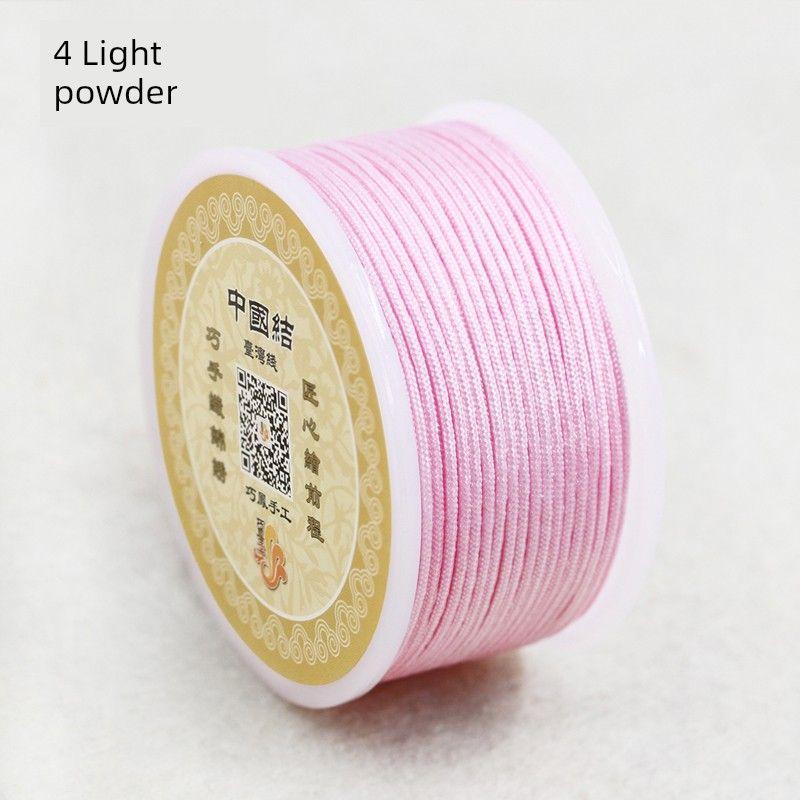 

Тайвань Лиз Красный Плетеный Шнурок для Запястья Нить для Плетения Четки Бодхи Light pink