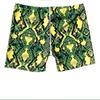 MMA UFC Muay Thai Kickboxing Boxing Green Yellow Casual Shorts Gym Sport Unisex Men Women Workout Quick Dry Print Elastic High Waist Training