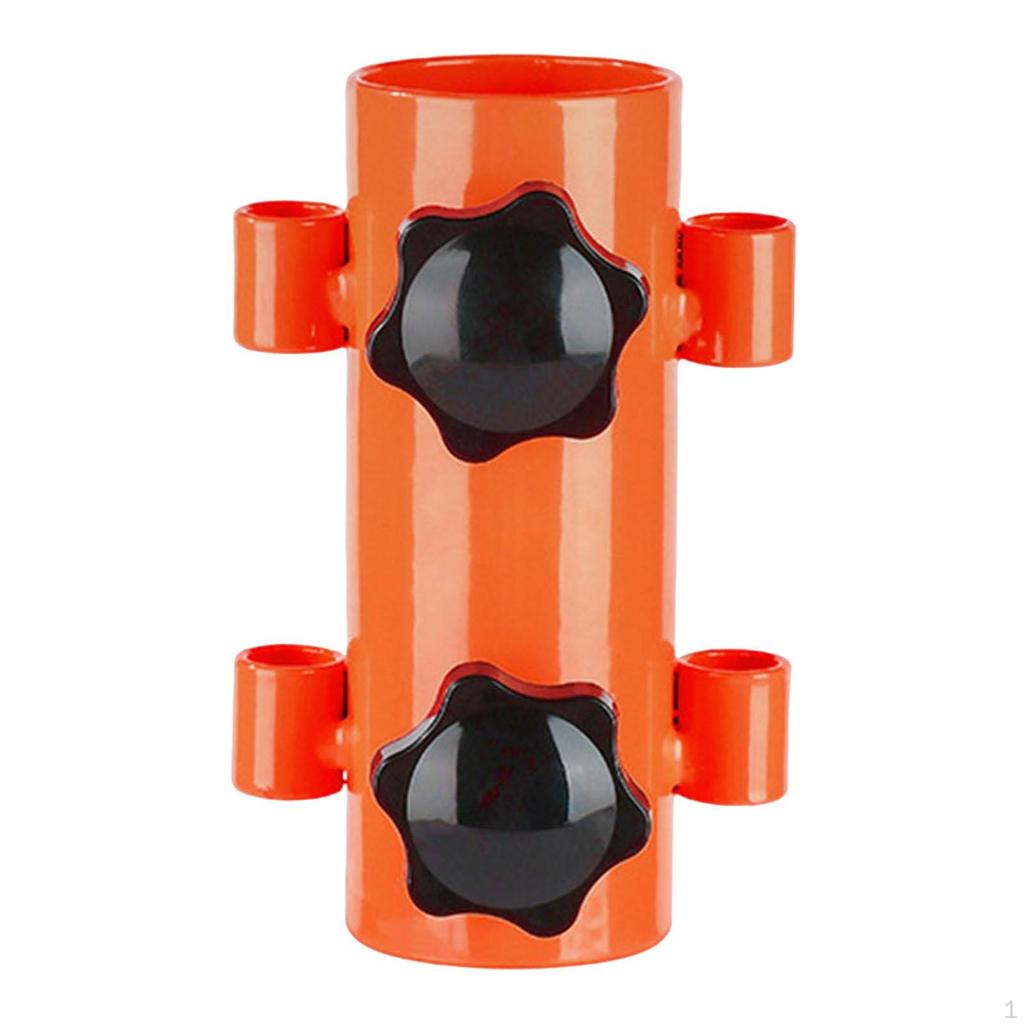 Awning Rod Holder Fixing Tube Building Support Reinforced Bracket Tarp Poles Fixator for Outdoor