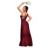 New Style One-Shoulder Evening Dress, European and American Slim-Fit Mermaid Dress with Slit and Beading, Adult Dress, Sexy Birthday Dress