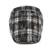 Y2k Plaid Beret Summer Women Hat Vintage Caps For Men Casual Female Sun Soft Flat Hats Visor Newsboy Cap Unisex Adjustable New