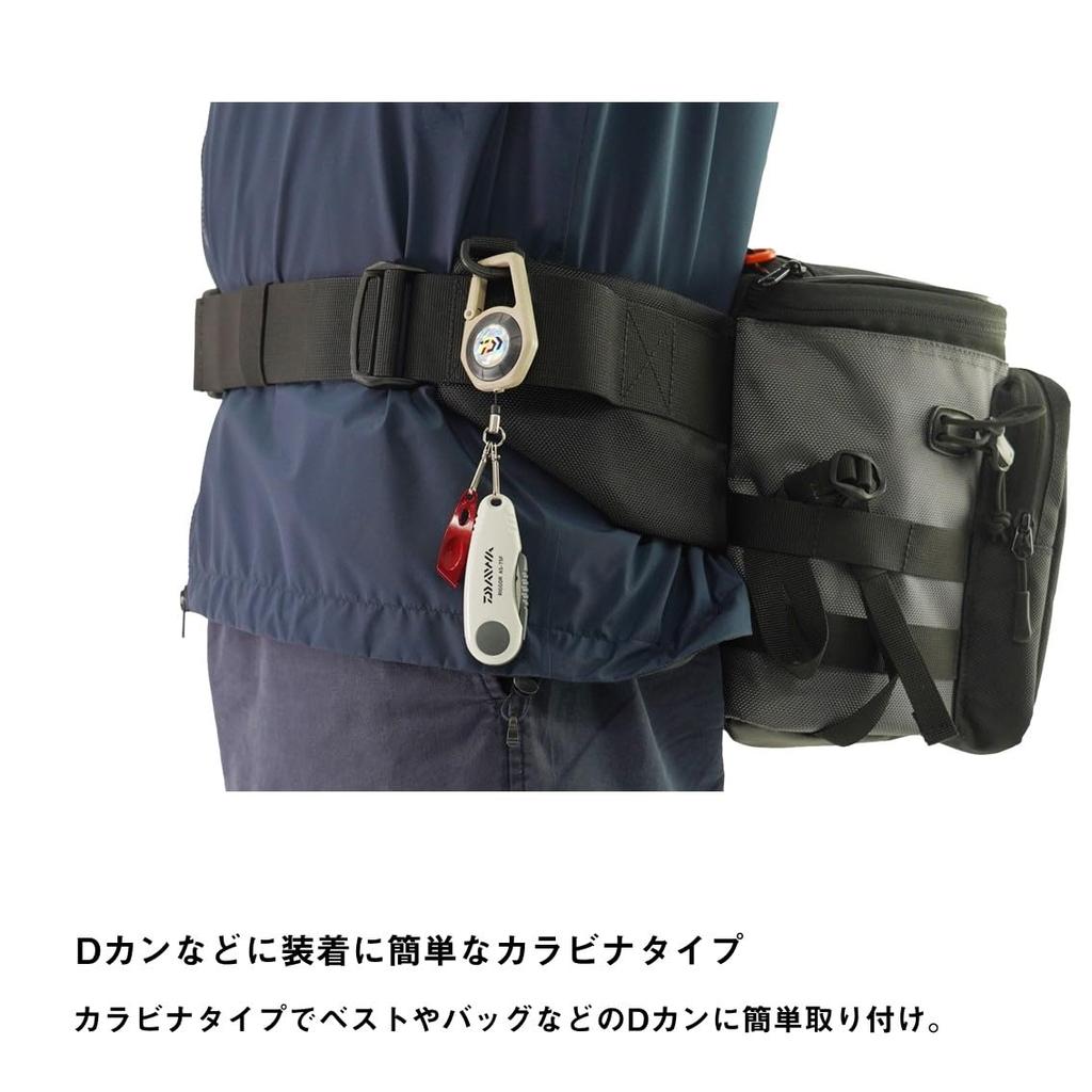 DAIWA Carabiner Reel 900 TYPE B Black/Gray