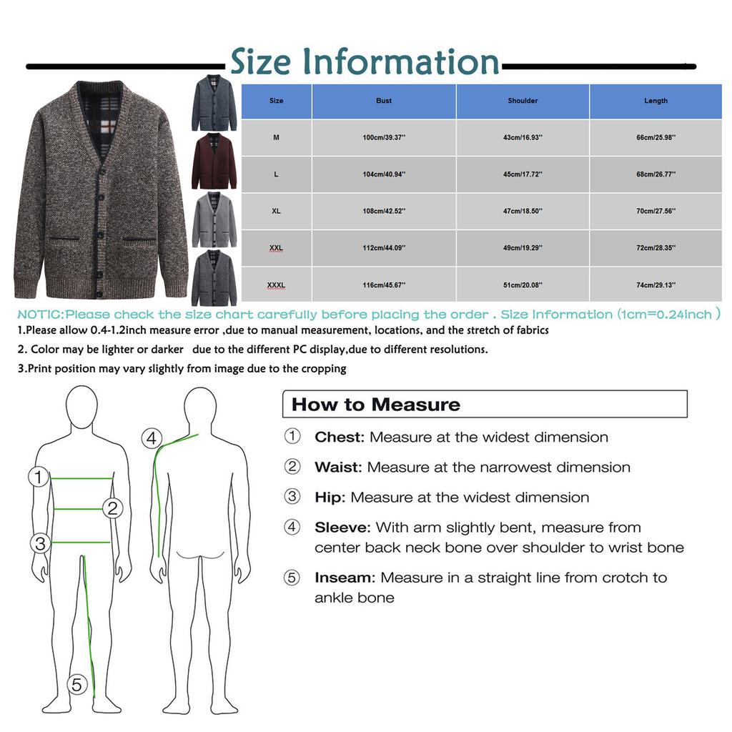 Kardiganové svetry pro muže ležérní šála s dlouhým rukávem plyšové svetry s výstřihem do V, pletené svetry