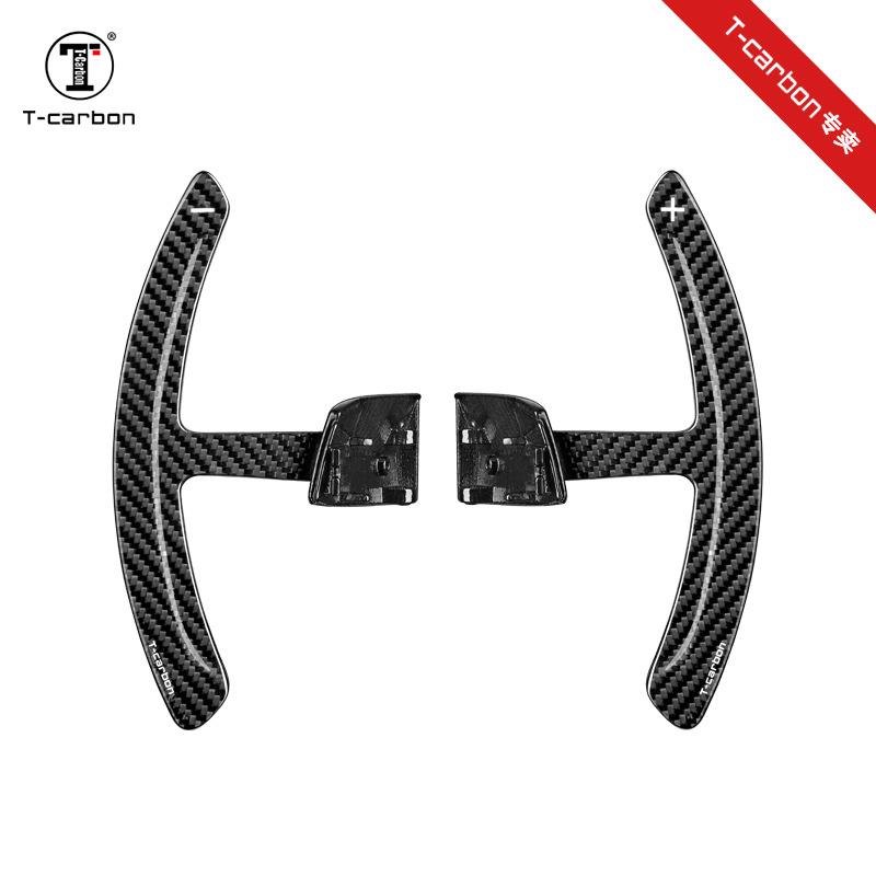 True Carbon Fiber T-Carbon Shift Paddles for Cayenne, Panamera, and Taycan Mac