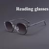 Anti Blue Light Sun Reading Glasses for Women, Fashionable Round Glasses, Ultra Light High-definition Classic Reading Glasses