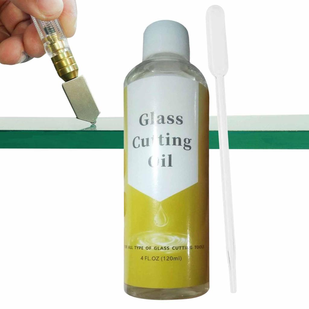 120ml Glass Cutting Oil Tile / Mirror Cutting Grease Glass Multipurpose Drill Bit Cutter Tool Fluid For Art Glass Cutting Tool