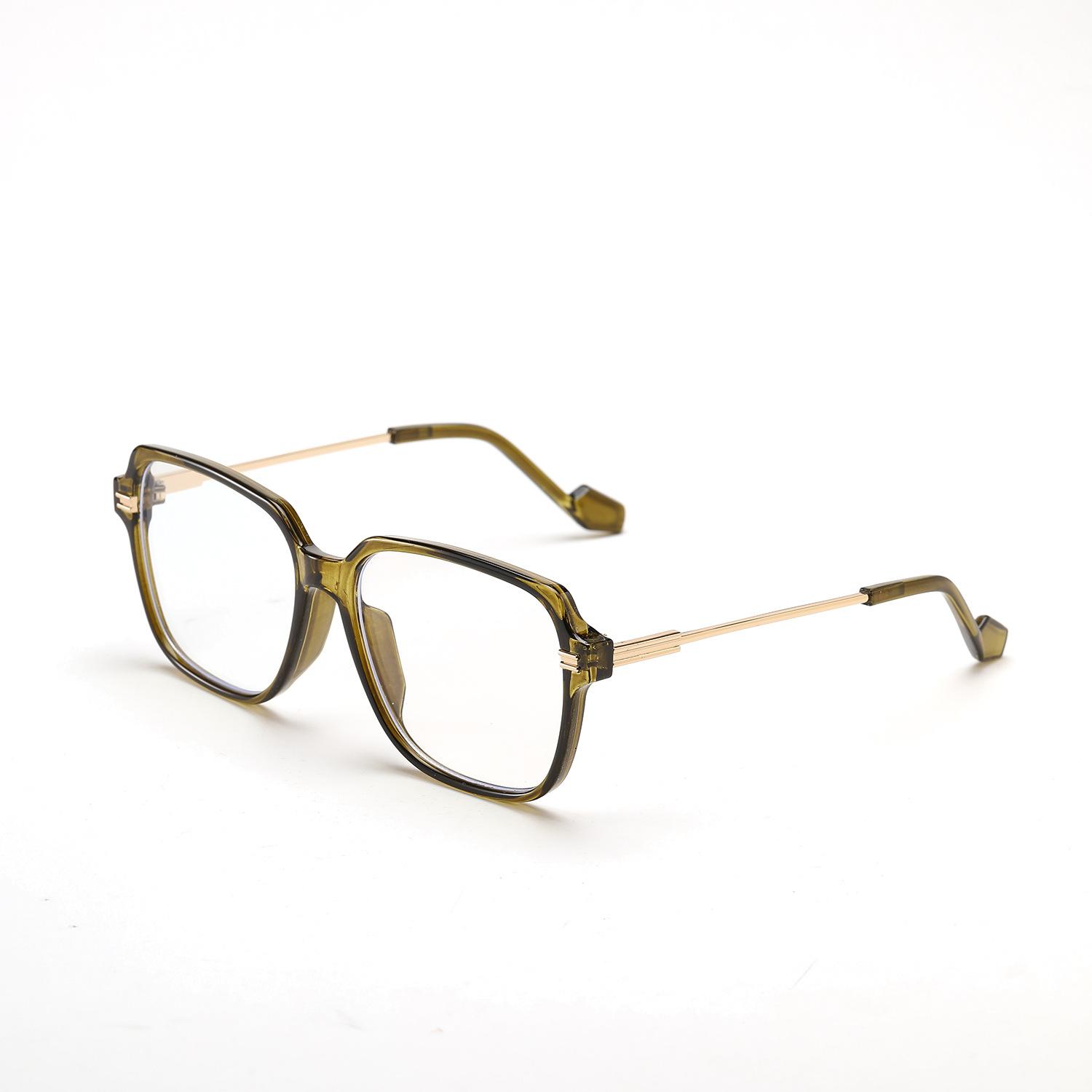 

Очки B321 Квадратные Большая Рама Личность Черные Простые Легкие Линзы Солнцезащитные очки Популярные Женские зелёный