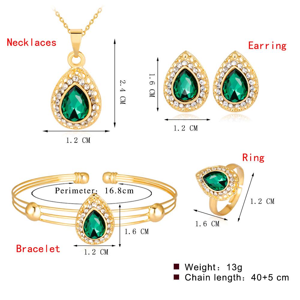 Women Necklace Earring Jewelry Bijouterie Sets B0910646 KTJ
