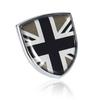 MINI Exklusives Metall-Emblem Britische Flagge Aufkleber Abziehbild Aluminium Union Jack Schachbrettmuster Kleid