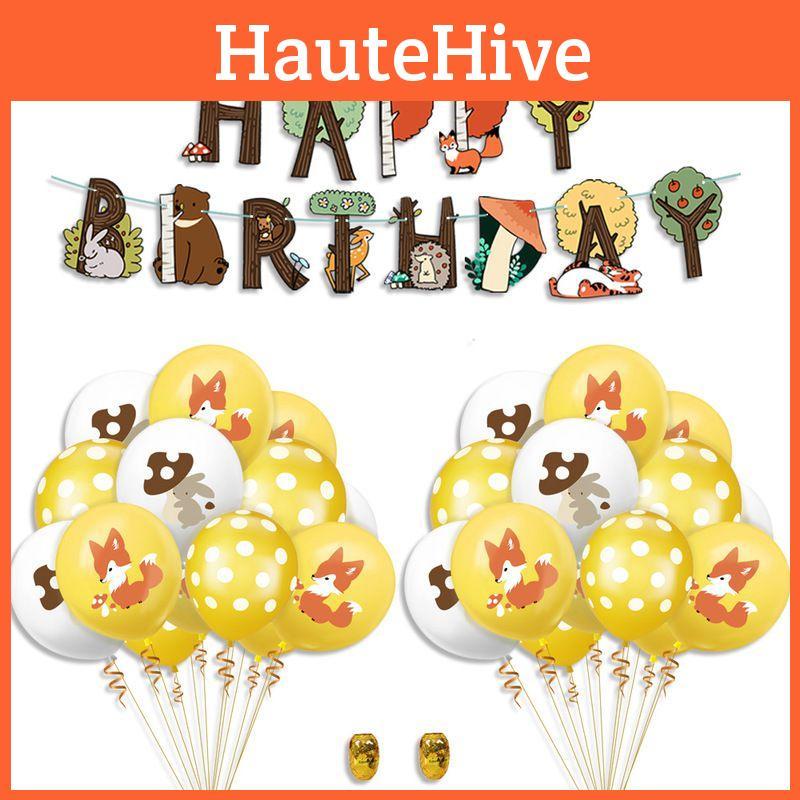Safari Theme Party Decorations With 23/25 Pcs Jungle Animal Balloons For Vibrant Celebrations