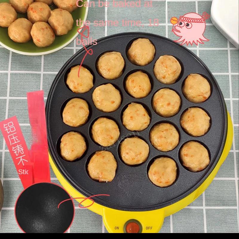 Chibi Maruko Pečicí stroj Domácí elektrický výrobník takoyaki Grilovací pánev na chobotnicové kuličky Profesionální kuchyňské náčiní