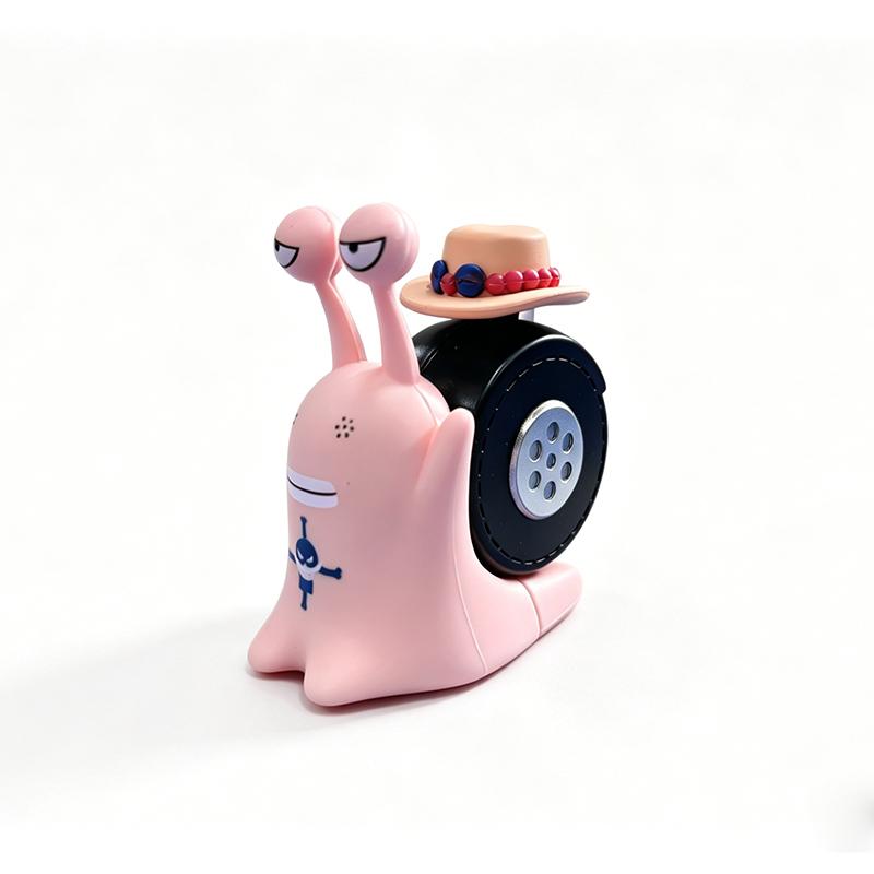 

Anime One Piece Den Den Mushi Figure Can Sound Recording Model Luffy Sabo Ace Snail Shaped Keychain Toy Fans Kids Creative Gift@