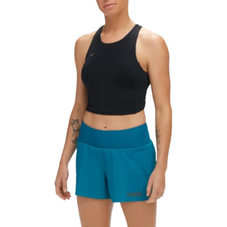 

Hoka One One Elaro Crop Bra Comfortable Soft Breathable Sports Bra Women underwear Black 1141760-BLK M
