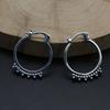 1 Pair of Fashionable and Simple Round Hoop Earrings, Perfect Gift for Women's Birthdays/Christmas/New Year/Valentine's Day