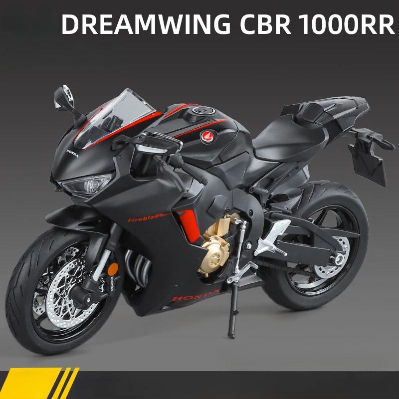 1:9 Honda CBR 1000RR-R FIREBLADE SP Toy Motorcycle Model Music Light Alloy Diecast Vehicle Model Toys Essential Ornaments