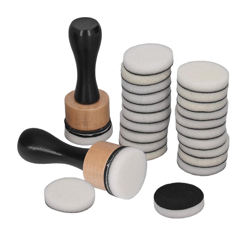 Ink Blending Tool Ink Paints Mixing Blending Tool with 24 Replacement Foam Pads for Scrapbooking Cra