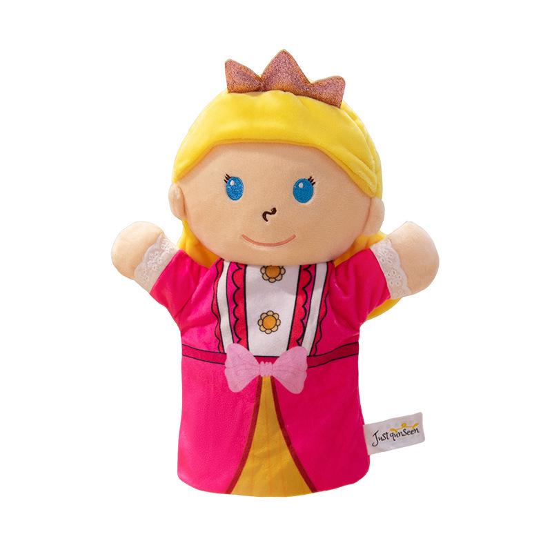 Fairy Tale Hand Puppets: King, Queen, Prince, Princess, Witch, Elf - Perfect for Kindergarten Storytelling.