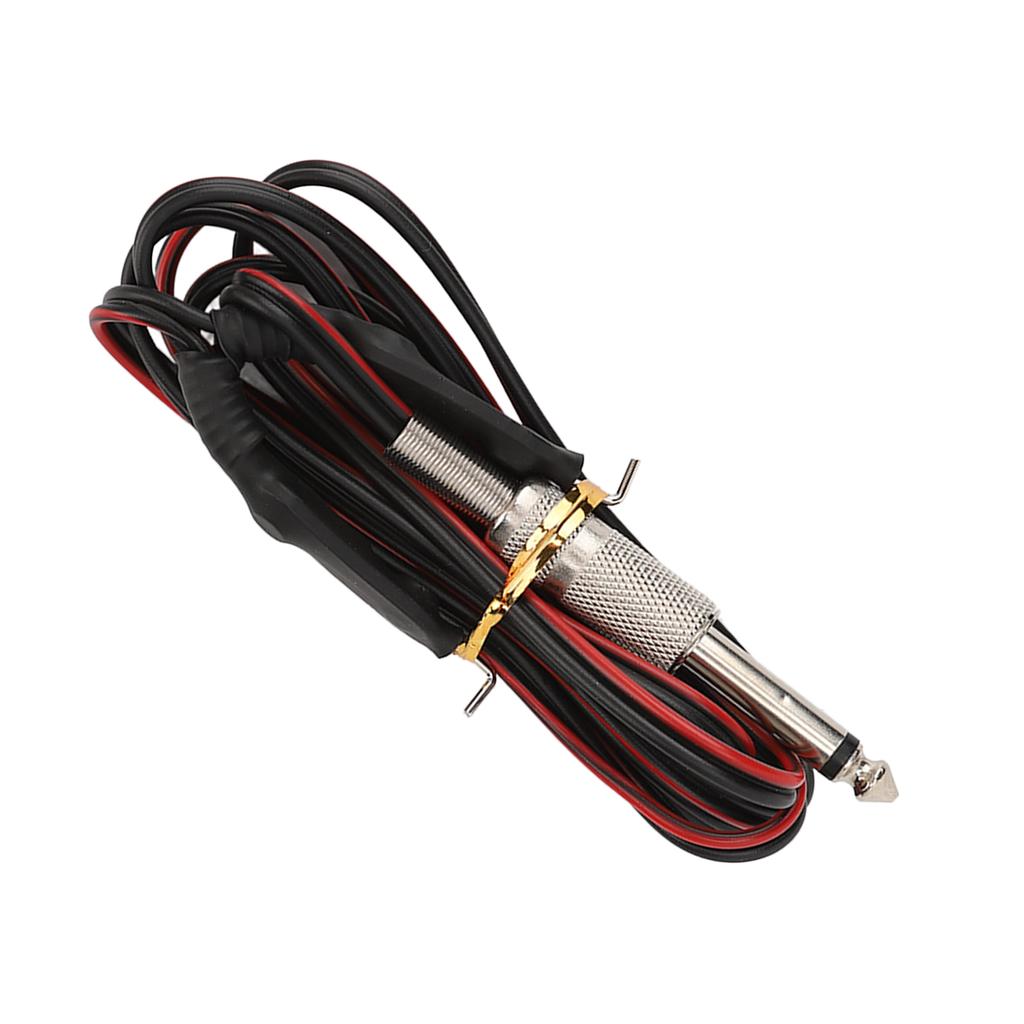 Przewód klipsowy do tatuażu 5,6 stopy Profesjonalny silikonowy przewód klipsowy do maszynki do tatuażu Akcesorium do zasilacza