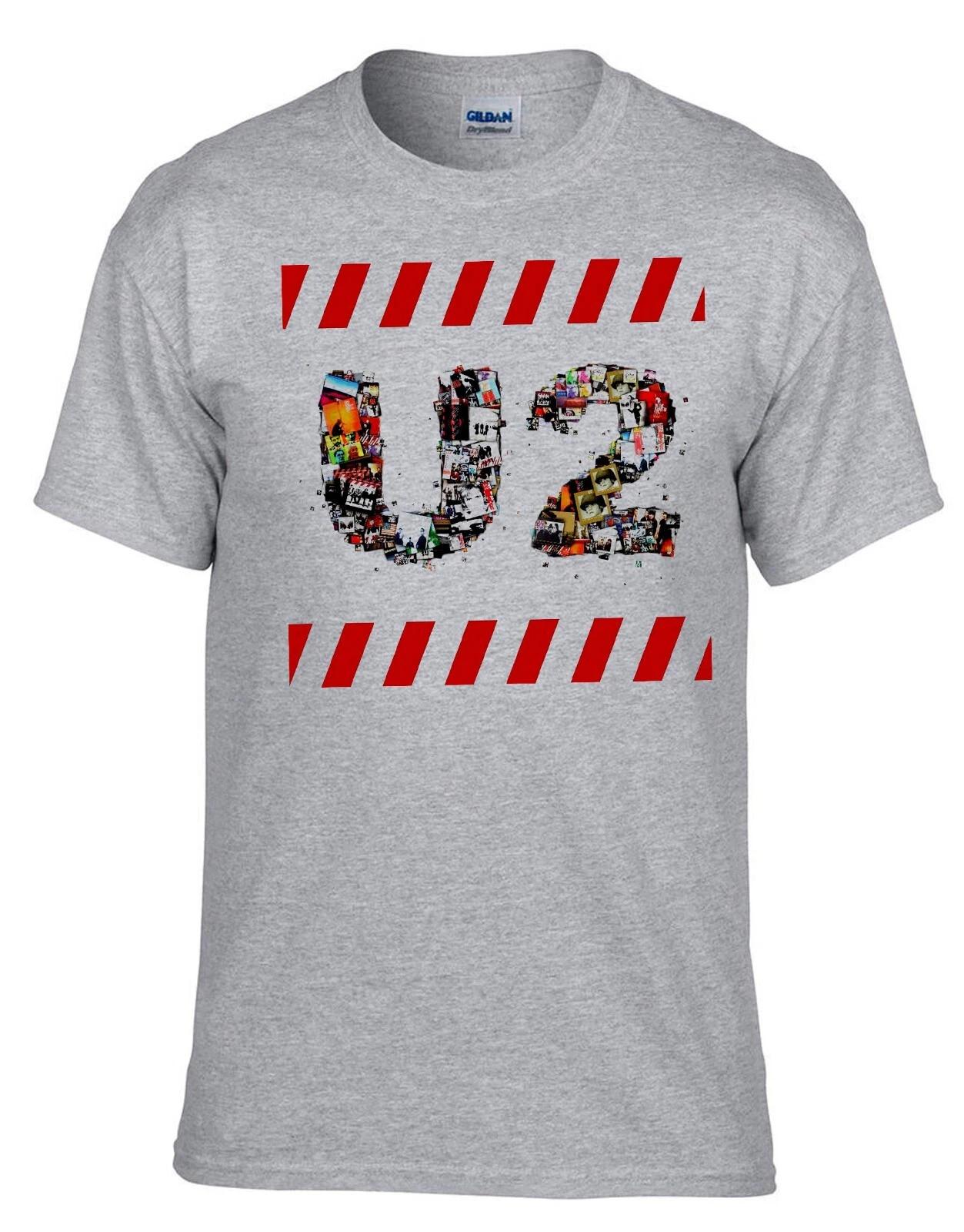 

U2 U 2 Rock Band Rock Music Grey Kids T-Shirt -535_Size-Kids- 4XL
