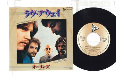 7inch Record ORLEANS - Don't Throw Our Love Away / The Fla VIP2768 INFINITY Japan Rock Used
