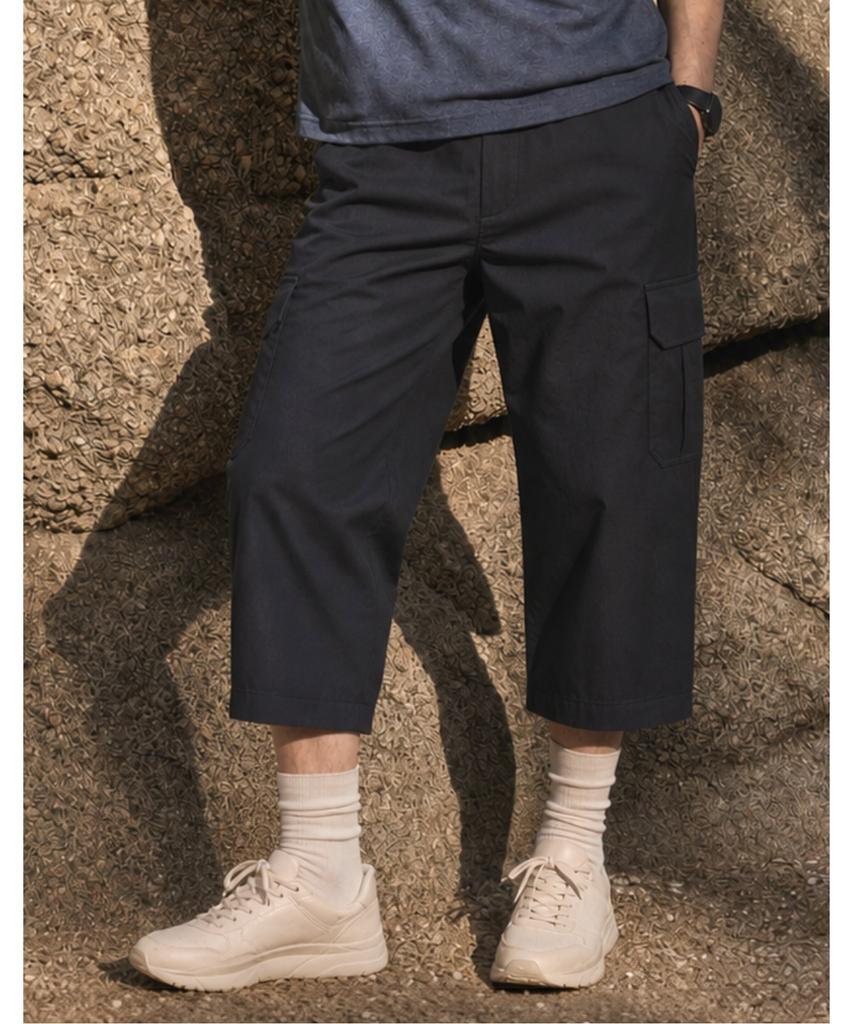 TREMOLO Nylon Polyester 3/4 Pants_Trnds4Y3151