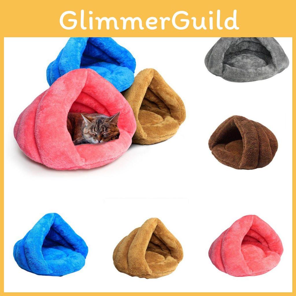 Ultra měkký kočičí pelíšek s PP bavlnou chránící životní prostředí a plyšovým sametem