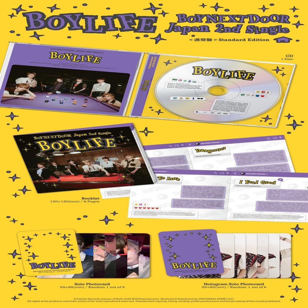 BOYNEXTDOOR - Japan 2nd Single Album [BOYLIFE]