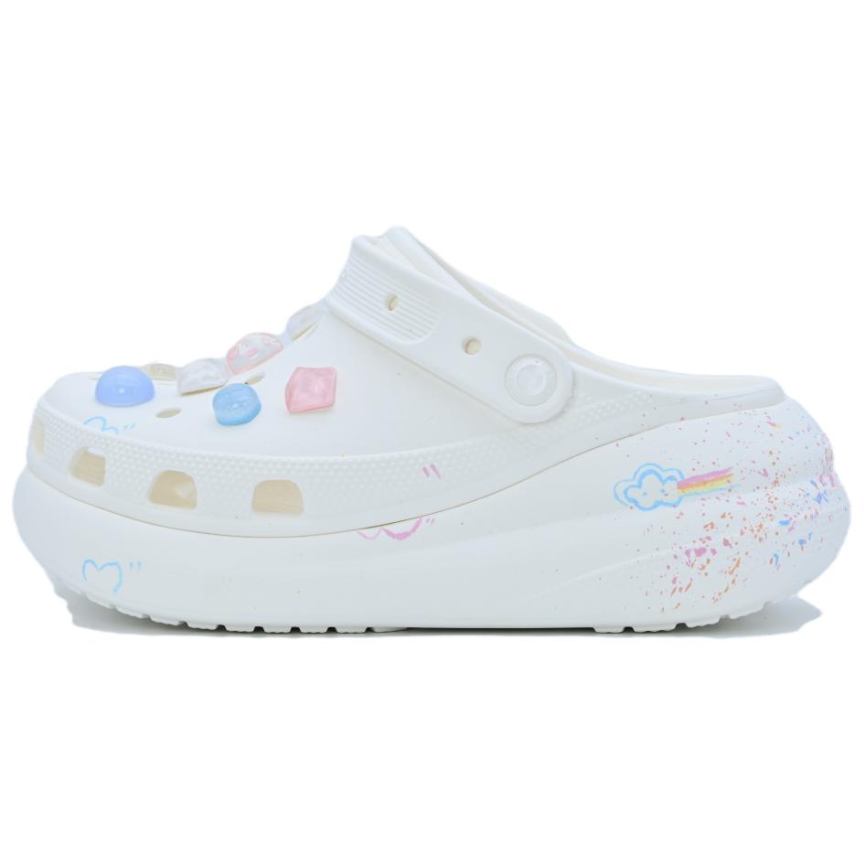 

Crocs Crush Clog EVA Fashion Casual Comfortable Versatile Hole Shoes Unisex White 34-35 белый