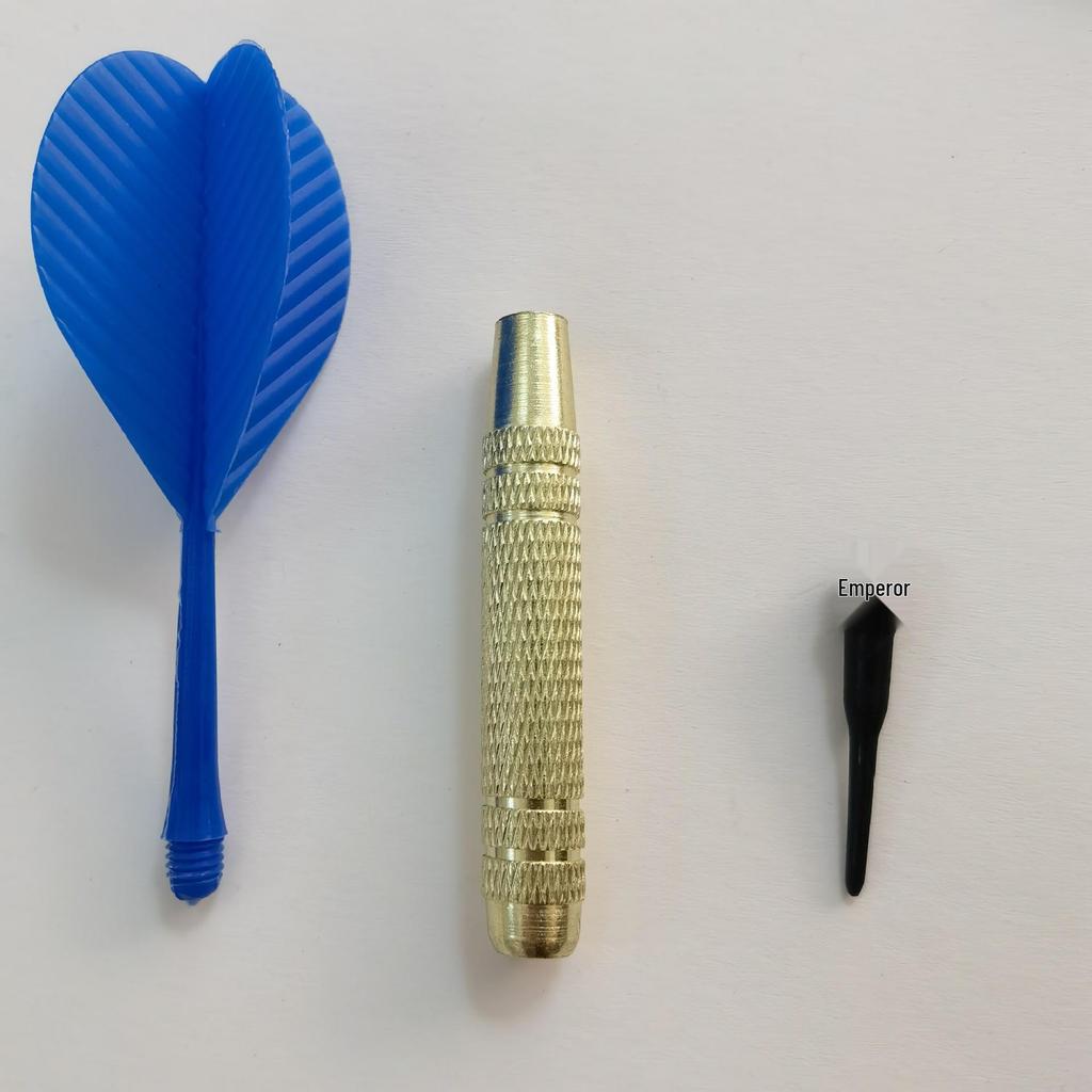 Colored 18g Soft Tip Darts with 100 Tips - 12-Piece Set, 243g Total Weight