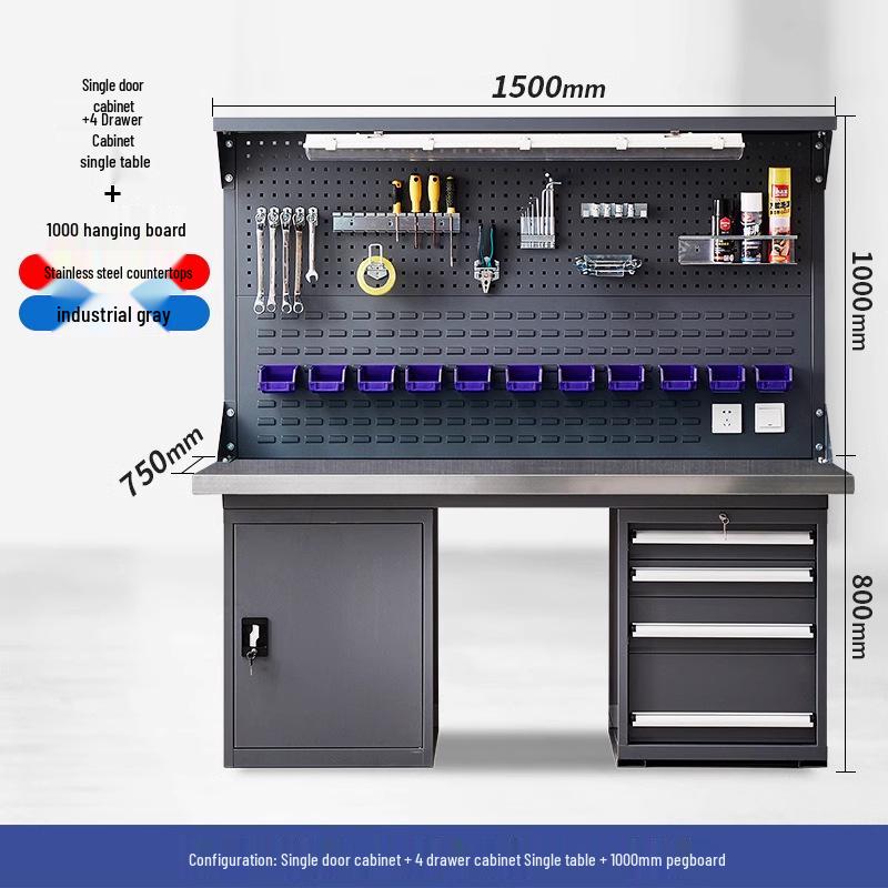 Stainless Steel Heavy Duty Anti-static Workbench for Workshop and Maintenance
